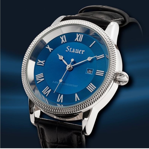Stauer Urban Blue Men’s Watch - Picture 7 of 9